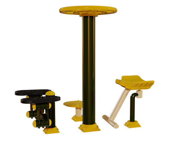 Park Spor Aletleri Klasik Seri / Park Spor Bel Esnetme ve Step Aleti 81251